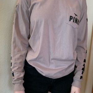 Pink brand long sleeve shirt